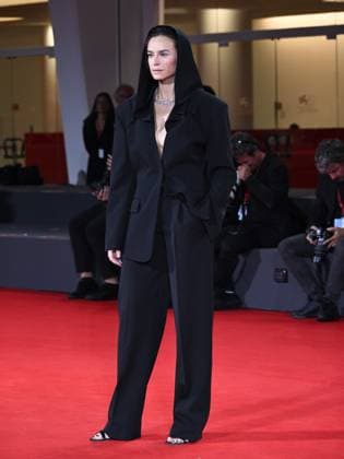 Venice, Italy: Venice, 82nd Venice International Film Festival 2025 - Evening 4 - Red Carpet for the film Valley of Smiles. Pictured: Kasia Smutniak Venice Italy  - ZUMAp169 20250830_zea_p169_1790 Copyright: xSimonexComix