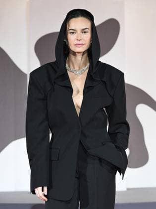 Venice, Italy: Venice, 82nd Venice International Film Festival 2025 - Evening 4 - Red Carpet for the film Valley of Smiles. Pictured: Kasia Smutniak Venice Italy  - ZUMAp169 20250830_zea_p169_1812 Copyright: xSimonexComix