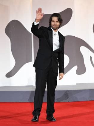 Venice, Italy: Venice, 82nd Venice International Film Festival 2025 - Evening 4 - Red Carpet for the film Valley of Smiles. Pictured is Paolo Strippoli. Venice Italy  - ZUMAp169 20250830_zea_p169_1902 Copyright: xSimonexComix