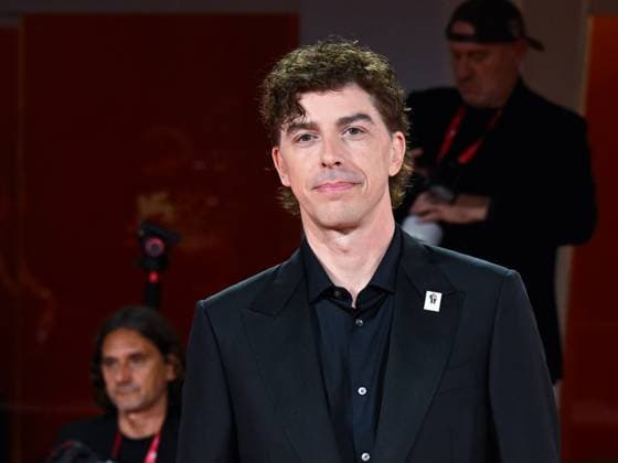 Venice, ITALY: Venice, 82nd Venice International Film Festival 2025 - Evening 4 - Red Carpet of the Film The Valley of Smiles - In the photo: Michele Riondino, Venice ITALY  - ZUMAp169 20250830_zea_p169_1910 Copyright: xManuelexMangiarottix