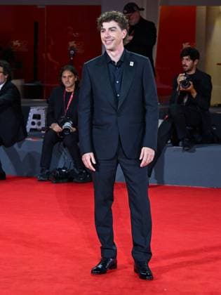 Venice, ITALY: Venice, 82nd Venice International Film Festival 2025 - Evening 4 - Red Carpet of the Film The Valley of Smiles - In the photo: Michele Riondino, Venice ITALY  - ZUMAp169 20250830_zea_p169_1980 Copyright: xManuelexMangiarottix