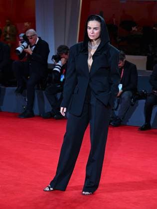 Venice, ITALY: Venice, 82nd Venice International Film Festival 2025 - Evening 4 - Red Carpet for the film The Valley of Smiles - Pictured: Kasia Smutniak Venice ITALY  - ZUMAp169 20250830_zea_p169_1970 Copyright: xManuelexMangiarottix