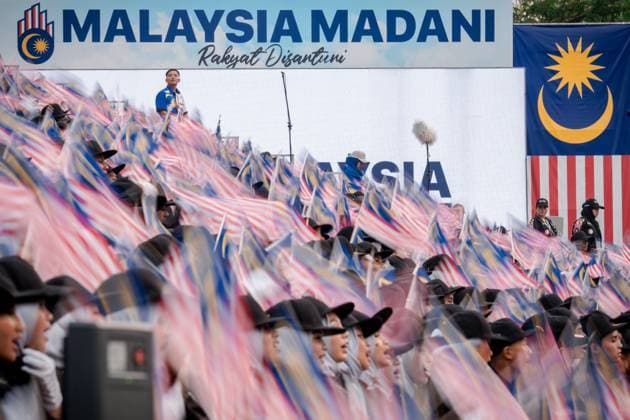Merdeka Parade to mark the 68th Malaysia s Independence Day in Putrajaya PUTRAJAYA, MALAYSIA - AUGUST 31: A general view of the parade organized as part of the 68th Malaysian Independence Day celebration in Putrajaya, Malaysia on August 31, 2025. Syaiful Redzuan Anadolu Putrajaya Malaysia. Editorial use only. Please get in touch for any other usage.  Copyright: x2025xAnadoluxSyaifulxRedzuanx