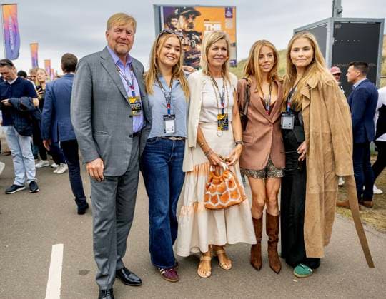 31-08-2025 Zandvoort King Willem-Alexander and Queen Maxima and Princess Alexia and Princess Amalia and Princess Ariane at the F1 Grand Prix of The Netherlands at Circuit Zandvoort. Â  Copyright: xPPEx