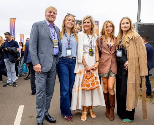 31-08-2025 Zandvoort King Willem-Alexander and Princess Ariane and Queen Maxima and Princess Alexia and Princess Amalia at the F1 Grand Prix of The Netherlands at Circuit Zandvoort. Â  Copyright: xPPEx