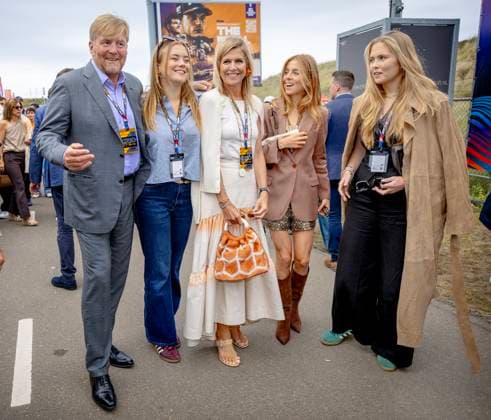31-08-2025 Zandvoort King Willem-Alexander and Princess Ariane and Queen Maxima and Princess Alexia and Princess Amalia at the F1 Grand Prix of The Netherlands at Circuit Zandvoort. Â  Copyright: xPPEx