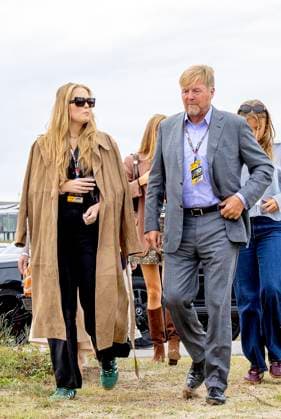 31-08-2025 Zandvoort King Willem-Alexander and Princess Amalia at the F1 Grand Prix of The Netherlands at Circuit Zandvoort. Â  Copyright: xPPEx