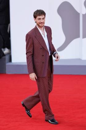 VENICE, ITALY - AUGUST 30: Federico Cesari attends the Frankenstein red carpet during the 82nd Venice International Film Festival on August 30, 2025 in Venice, Italy. markxcape
