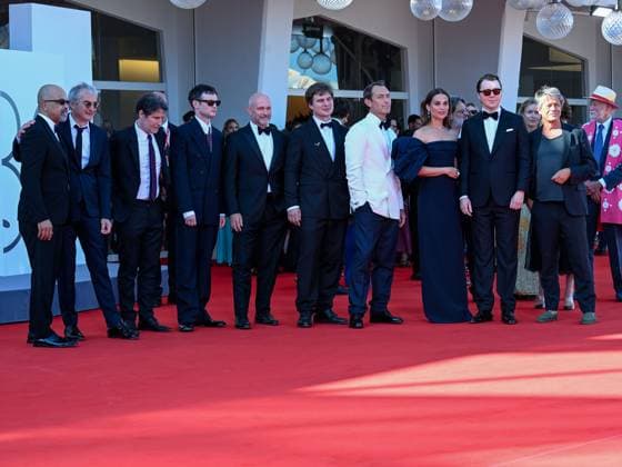 Venice, 82nd Venice International Film Festival 2025 - day 5 - Red Carpet The Wizard Of The Kremlin (Le Mage Du Kremlin) In the photo: cast  Copyright: xMaurizioxD Avanzox xipa-agency.netx xMaurizioxDxAvanzox IPA_Agency_IPA63776206