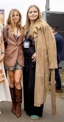 31-08-2025 Zandvoor Princess Alexia and Princess Amalia leaving the F1 Grand Prix of The Netherlands at Circuit Zandvoort. Â  Copyright: xPPEx