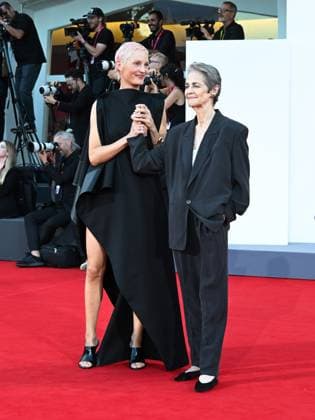 Venice, 82nd Venice International Film Festival 2025 - Evening 5 - Red Carpet for the film Father Mother Sister Brother . Pictured: Vicky Krieps, Charlotte Rampling  Copyright: xManuelexMangiarottix xipa-agency.netx xPoolxPhotoxEventsx06x IPA_Agency_IPA63783423