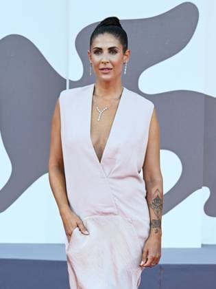 Venice, ITALY: Venice, 82nd Venice International Film Festival 2025 - evening 5 - Red Carpet of the film Father Mother Sister Brother In the photo: Martina Luchena Venice ITALY  - ZUMAp169 20250831_zea_p169_1275 Copyright: xManuelexMangiarottix