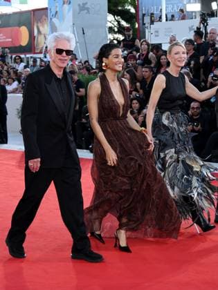 Venice, 82nd Venice International Film Festival 2025 - evening 5 - red carpet of the film Father Mother Sister Brother Pictured: Jim Jarmusch, Indya Moore, Cate Blanchett  Copyright: xAlbertoxTerenghi PoolxPhotoxEventsx06x xipa-agency.netx xPoolxPhotoxEventsx06x IPA_Agency_IPA63785323
