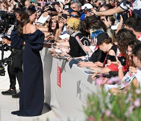 Swedish actress Alicia Vikander attends the premiere of The Wizard Of The Kremlin at the 82nd Venice Film Festival in Venice, Italy on Sunday, August 31, 2025.  VEN20250831150hh RUNExHELLESTAD