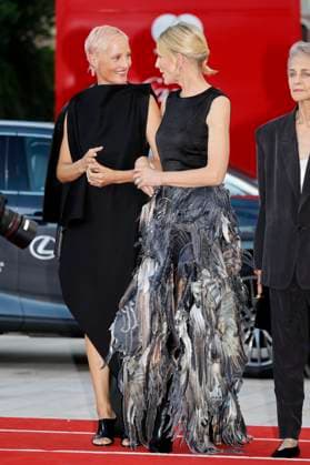 Vicky Krieps, Cate Blanchett und Charlotte Rampling bei der Premiere des Kinofilms Father Mother Sister Brother auf der Biennale di Venezia 2025 82. Internationale Filmfestspiele von Venedig im Palazzo del Cinema. Venedig, 31.08.2025