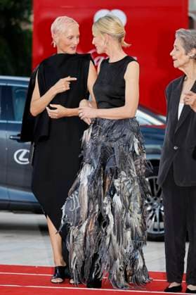 Vicky Krieps, Cate Blanchett und Charlotte Rampling bei der Premiere des Kinofilms Father Mother Sister Brother auf der Biennale di Venezia 2025 82. Internationale Filmfestspiele von Venedig im Palazzo del Cinema. Venedig, 31.08.2025