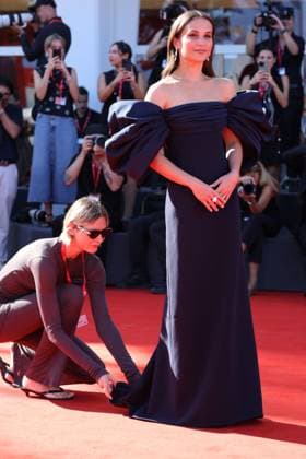 The Wizard of the Kremlin premiere in Venice Alicia Vikander The Wizard of the Kremlin premiere, 82nd Venice International Film Festival, Venice, Italy - 31 August 2025. CAP GOL GOL Venice Italy Copyright: xRickxGold CapitalxPicturesx