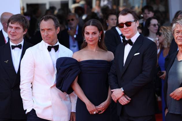 The Wizard of the Kremlin premiere in Venice Tom Sturridge, Jude Law, Alicia Vikander and Paul Dano The Wizard of the Kremlin premiere, 82nd Venice International Film Festival, Venice, Italy - 31 August 2025. CAP GOL GOL Venice Italy Copyright: xRickxGold CapitalxPicturesx