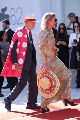 The Wizard of the Kremlin premiere in Venice Anne Claire Seydoux and Nicolas Seydoux at The Wizard of the Kremlin premiere, 82nd Venice International Film Festival, Venice, Italy - 31 August 2025. CAP GOL GOL Venice Italy Copyright: xRickxGold CapitalxPicturesx