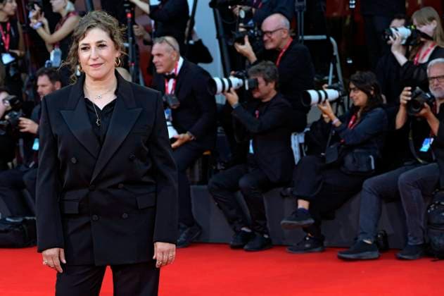 Mayim Bialik bei der Premiere des Kinofilms Father Mother Sister Brother auf der Biennale di Venezia 2025 82. Internationale Filmfestspiele von Venedig im Palazzo del Cinema. Venedig, 31.08.2025