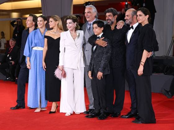 Venice, 82nd Venice International Film Festival 2025 - Evening 5 - Red Carpet The Maestro . Pictured: The Cast  Copyright: xAlbertoxTerenghix xipa-agency.netx xPoolxPhotoxEventsx06x IPA_Agency_IPA63793841