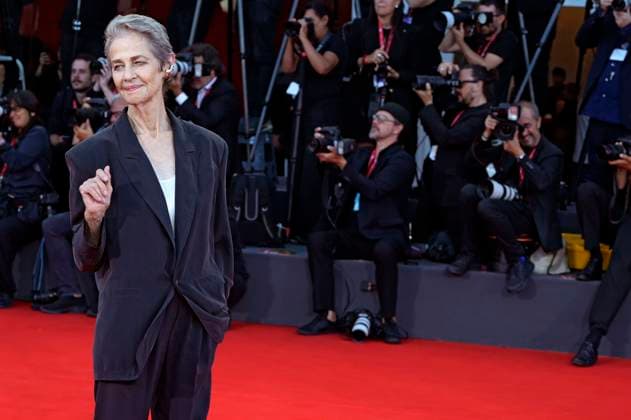 Charlotte Rampling bei der Premiere des Kinofilms Father Mother Sister Brother auf der Biennale di Venezia 2025 82. Internationale Filmfestspiele von Venedig im Palazzo del Cinema. Venedig, 31.08.2025