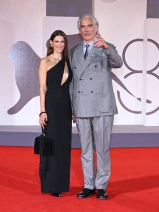 Venice, 82nd Venice International Film Festival 2025 - Evening 5 - Red Carpet The Maestro . Pictured are Andrea Di Stefano and Pauline Jacquard.  Copyright: xAlbertoxTerenghix xipa-agency.netx xPoolxPhotoxEventsx06x IPA_Agency_IPA63793929