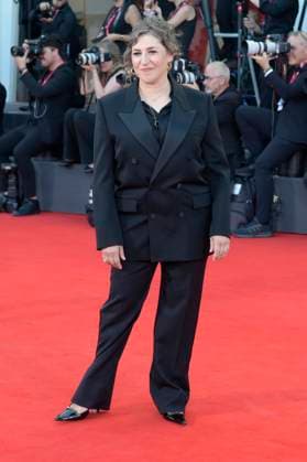 Father Mother Sister Brother red carpet in Venice Lido - 31 Aug 2025 Mayam Bialik attends the red carpet of film Father Mother Brother Sister at 82 Venice Film Festival at Palazzo del cinema. Venice Lido Italy Copyright: xMarioxCartellix xSOPAxImagesx _DSC4572