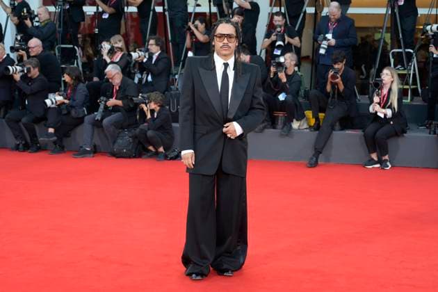 Father Mother Sister Brother red carpet in Venice Lido - 31 Aug 2025 Luca Sabbat attends the red carpet of film Father Mother Brother Sister at 82 Venice Film Festival at Palazzo del cinema. Venice Lido Italy Copyright: xMarioxCartellix xSOPAxImagesx _DSC4610