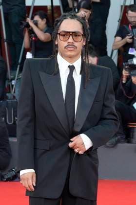 Father Mother Sister Brother red carpet in Venice Lido - 31 Aug 2025 Luca Sabbat attends the red carpet of film Father Mother Brother Sister at 82 Venice Film Festival at Palazzo del cinema. Venice Lido Italy Copyright: xMarioxCartellix xSOPAxImagesx _DSC4611