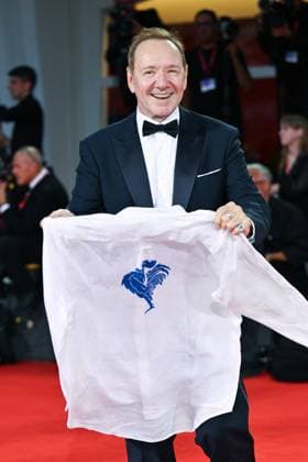 Venice Father Mother Sister Brother Premiere AM Kevin Spacey attending the Father Mother Sister Brother Premiere as part of the 82nd Venice International Film Festival at the Lido in Venice, Italy on August 31, 2025. Photo by Aurore Marechal ABACAPRESS.COM Venice Italy  Copyright: xMarechalxAurore ABACAx