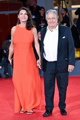 Venice Father Mother Sister Brother Premiere AM Christian Clavier and Isabelle de Araujo attending the Father Mother Sister Brother Premiere as part of the 82nd Venice International Film Festival at the Lido in Venice, Italy on August 31, 2025. Photo by Aurore Marechal ABACAPRESS.COM Venice Italy  Copyright: xMarechalxAurore ABACAx