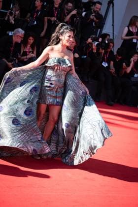The Wizard of the Kremlin Red Carpet - The 82nd Venice International Film Festival - 31 Aug 2025 A guest attends The Wizard of the Kremlin red carpet during The 82nd Venice International Film Festival. Venice Italy Copyright: xLoredanaxSangiulianox xSOPAxImagesx LSangiuliano-2095