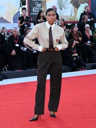 Venice, 82nd Venice International Film Festival 2025 - evening 5 - red carpet of the film Father Mother Sister Brother Pictured: Megan Ria  Copyright: xAlbertoxTerenghi PoolxPhotoxEventsx06x xipa-agency.netx xPoolxPhotoxEventsx06x IPA_Agency_IPA63802540