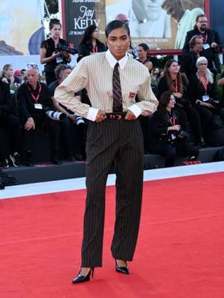 Venice, 82nd Venice International Film Festival 2025 - evening 5 - red carpet of the film Father Mother Sister Brother Pictured: Megan Ria  Copyright: xAlbertoxTerenghi PoolxPhotoxEventsx06x xipa-agency.netx xPoolxPhotoxEventsx06x IPA_Agency_IPA63802545