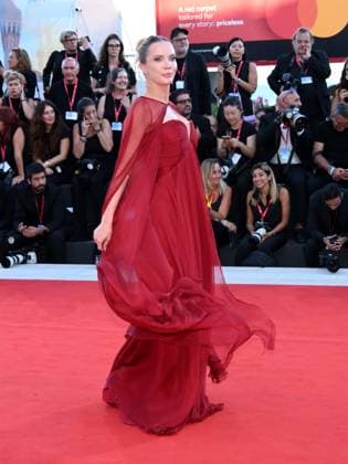 Venice, 82nd Venice International Film Festival 2025 - evening 5 - red carpet of the film Father Mother Sister Brother Pictured: Kate Alexeeva  Copyright: xAlbertoxTerenghi PoolxPhotoxEventsx06x xipa-agency.netx xPoolxPhotoxEventsx06x IPA_Agency_IPA63802676