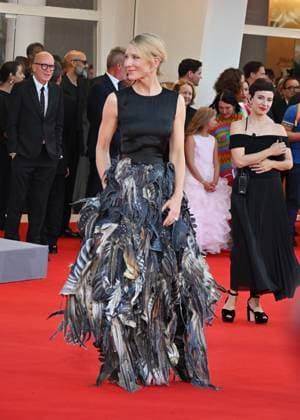 Father Mother Sister Brother red carpet in Venezia - 31 Aug 2025 Cate Balnchett attends the red carpet of film Father Mother Brother Sister at 82nd Venice Film Festival. Venezia Italy Copyright: xAntoninoxD Espositox xSOPAxImagesx ADES902