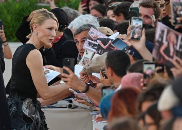 Father Mother Sister Brother red carpet in Venezia - 31 Aug 2025 Cate Balnchett attends the red carpet of film Father Mother Brother Sister at 82nd Venice Film Festival. Venezia Italy Copyright: xAntoninoxD Espositox xSOPAxImagesx ADES914