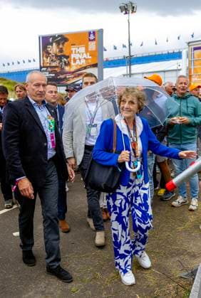 31-08-2025 Zandvoort Princess Margriet leaving the F1 Grand Prix of The Netherlands at Circuit Zandvoort. Â  Copyright: xPPEx