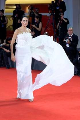 Rocio Munoz Morales bei der Verleihung vom Filming Italy Venice Award auf der Biennale di Venezia 2025 82. Internationale Filmfestspiele von Venedig im Palazzo del Cinema. Venedig, 31.08.2025