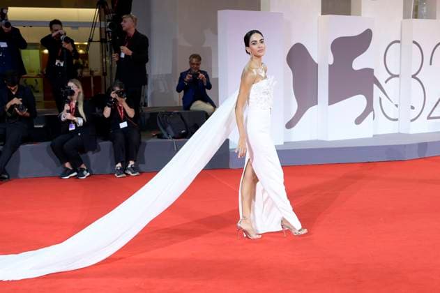 Rocio Munoz Morales bei der Verleihung vom Filming Italy Venice Award auf der Biennale di Venezia 2025 82. Internationale Filmfestspiele von Venedig im Palazzo del Cinema. Venedig, 31.08.2025