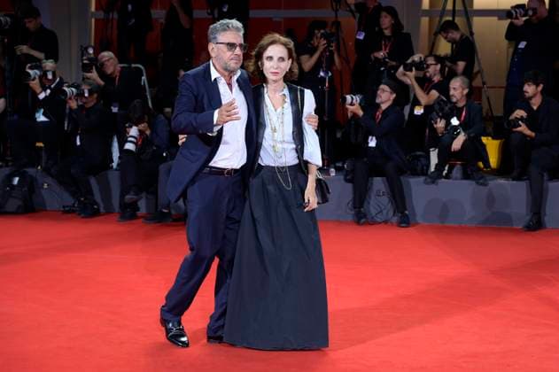 Sergio Castellitto mit Ehefrau Margareth Mazzantini bei der Verleihung vom Filming Italy Venice Award auf der Biennale di Venezia 2025 82. Internationale Filmfestspiele von Venedig im Palazzo del Cinema. Venedig, 31.08.2025