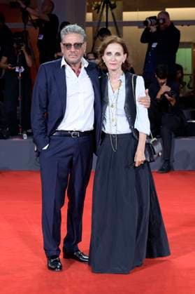 Sergio Castellitto mit Ehefrau Margareth Mazzantini bei der Verleihung vom Filming Italy Venice Award auf der Biennale di Venezia 2025 82. Internationale Filmfestspiele von Venedig im Palazzo del Cinema. Venedig, 31.08.2025