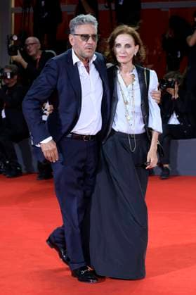 Sergio Castellitto mit Ehefrau Margareth Mazzantini bei der Verleihung vom Filming Italy Venice Award auf der Biennale di Venezia 2025 82. Internationale Filmfestspiele von Venedig im Palazzo del Cinema. Venedig, 31.08.2025