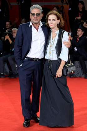 Sergio Castellitto mit Ehefrau Margareth Mazzantini bei der Verleihung vom Filming Italy Venice Award auf der Biennale di Venezia 2025 82. Internationale Filmfestspiele von Venedig im Palazzo del Cinema. Venedig, 31.08.2025