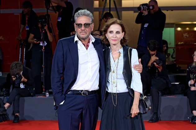Sergio Castellitto mit Ehefrau Margareth Mazzantini bei der Verleihung vom Filming Italy Venice Award auf der Biennale di Venezia 2025 82. Internationale Filmfestspiele von Venedig im Palazzo del Cinema. Venedig, 31.08.2025