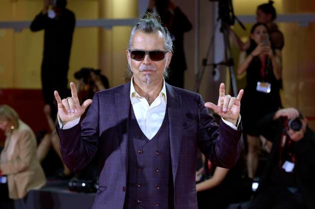 Piero Pelu bei der Verleihung vom Filming Italy Venice Award auf der Biennale di Venezia 2025 82. Internationale Filmfestspiele von Venedig im Palazzo del Cinema. Venedig, 31.08.2025