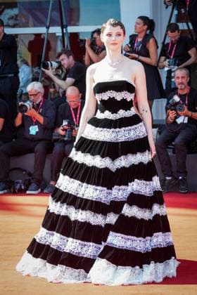 The Testament of Ann Lee red carpet during the 82nd Venice International Film Festival in Venice, Italy on 01 September 2025. Thomasin McKenzie attends attends the The Testament of Ann Lee red carpet during the 82nd Venice International Film Festival in Venice, Italy on 01 September 2025., Credit:Stefano Costantino TTL Avalon Italy, Venice  Copyright: xStefanoxCostantinoxTTLx xAvalonx 1033270520