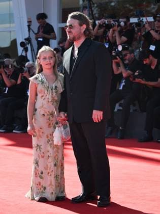 Venice, 82nd Venice International Film Festival 2025 - Evening 6 - Red Carpet of the film The Testament of Ann Lee . Pictured are Adelaide James Fastvold Corbet and Brady Corbet.  Copyright: xSimonexComix xipa-agency.netx xPoolxPhotoxEventsx06x IPA_Agency_IPA63877890