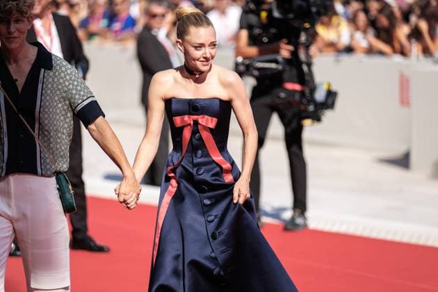 September 1, 2025, Venice, Italy: American actress Amanda Seyfried attends the red carpet of the film The Testament of Ann Lee at the 82nd Venice Film. Venice Italy - ZUMAs197 20250901_aaa_s197_099 Copyright: xMarcoxBaradax